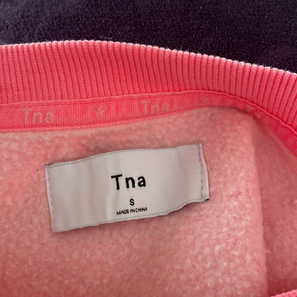 Florescent pink TNA sweat-top - Picture 4 of 4